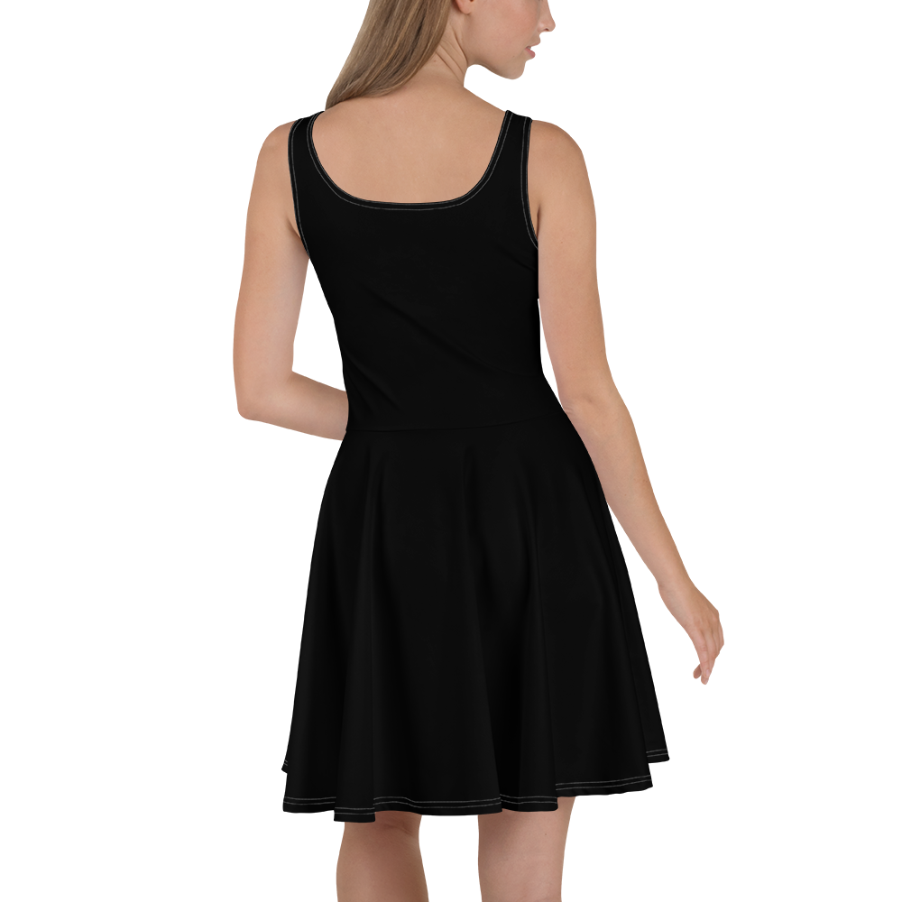 Black "Sissy" skater dress