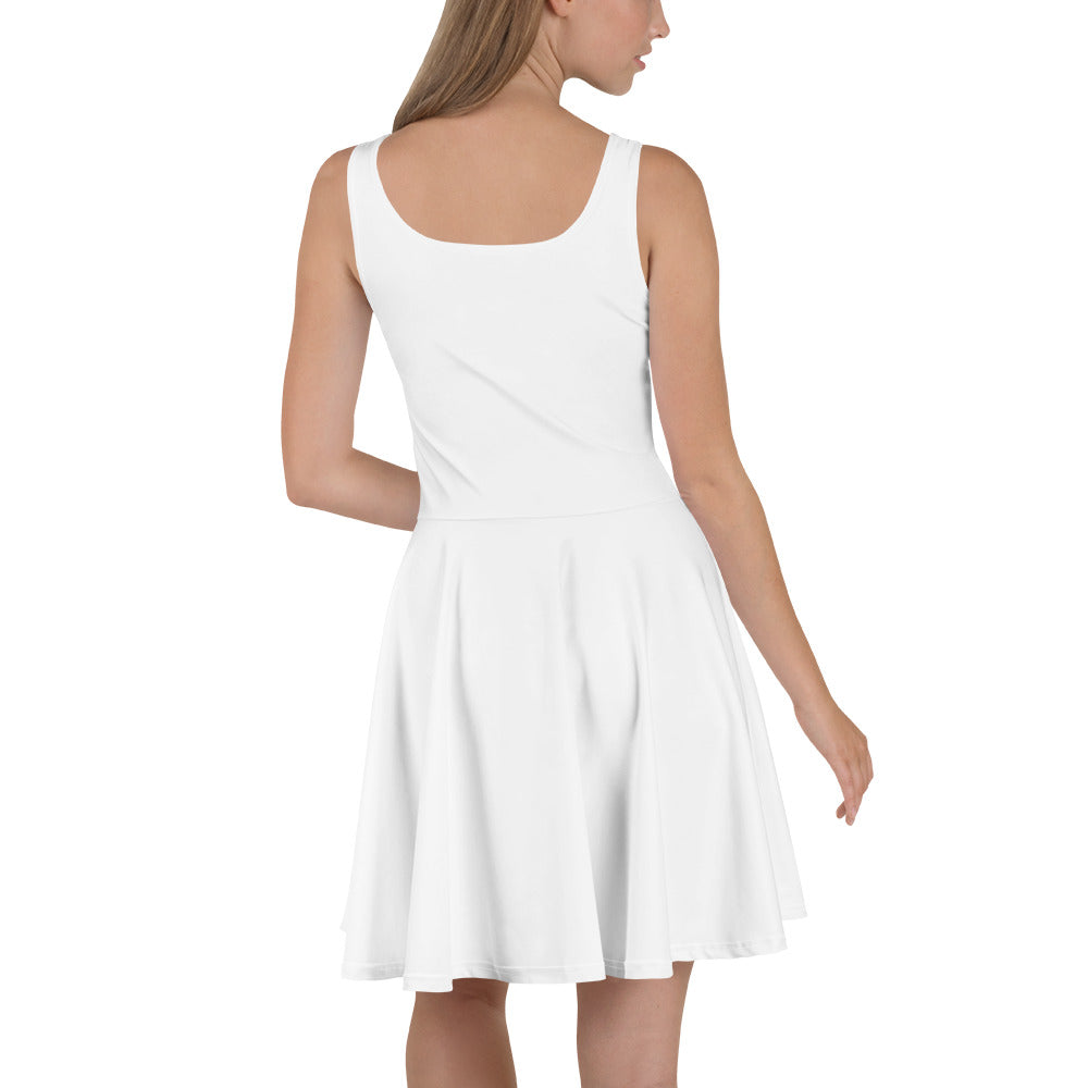 White "Sissy" skater dress