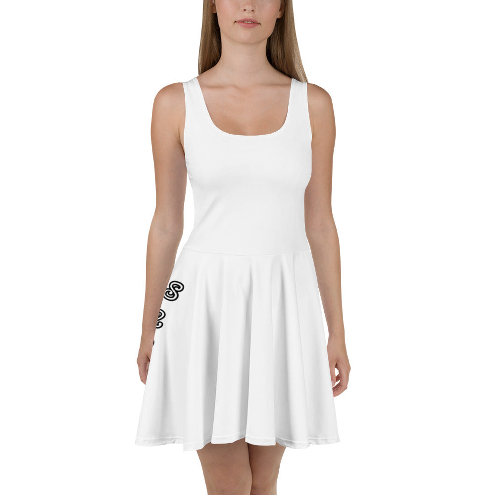 White "Sissy" skater dress