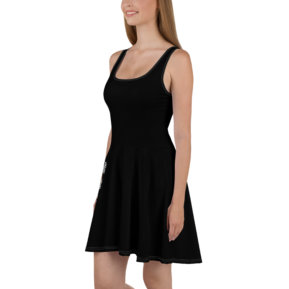 Black "Sissy" skater dress